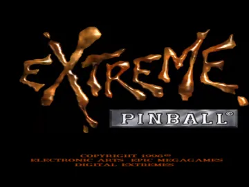 Extreme Pinball (US) screen shot title